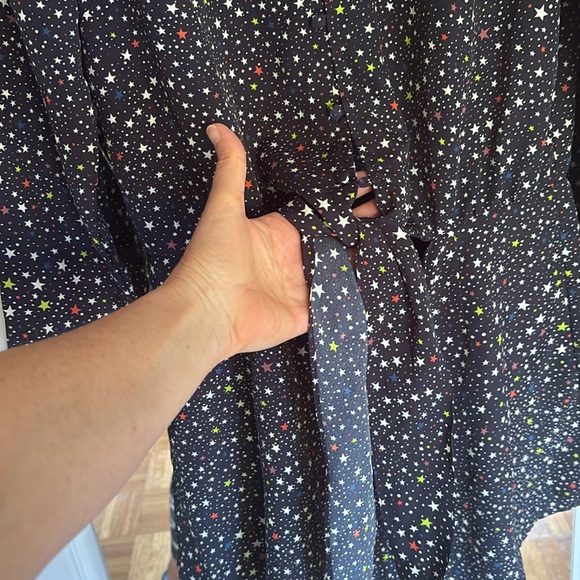 Navy romper (shorts) with colourful stars. NWT “Likely” brand. Size 8 - Picture 4 of 8